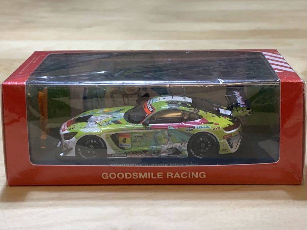 【GSR特注/トロフィー付き：未開封】スパーク 1/43 グッドスマイル 初音ミク AMG No.4 2022年 第5戦 鈴鹿 優勝Ver. [谷口 信輝/片岡 龍也]_画像1