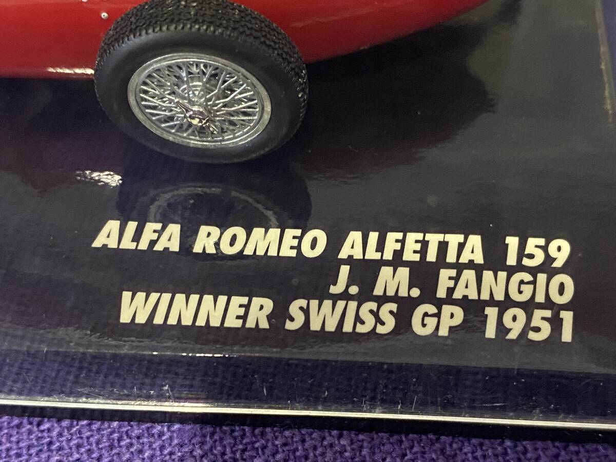 （2）　ミニチャンプス　ALFA　ROMEO ALFETTA 159 J.M.FANGIO WINNER SWISS GP 1951 1/43_画像7