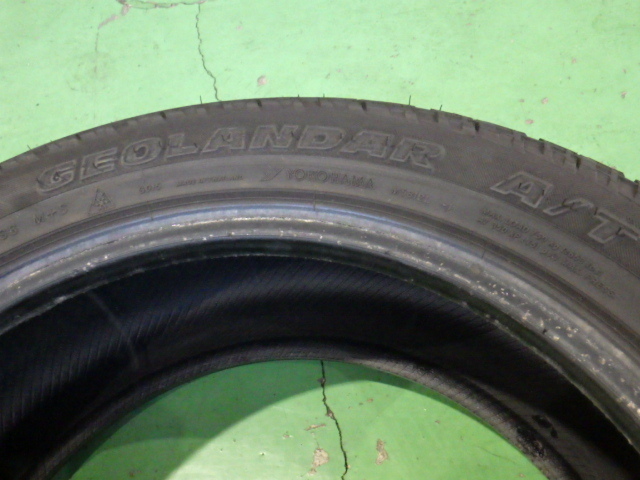 YOKOHAMA GEOLANDAR A/T G015 225/55R18 98H タイヤ1本 22年 7.4mm 【管理番号 9086 RB7-101】中古【大型商品】_画像3