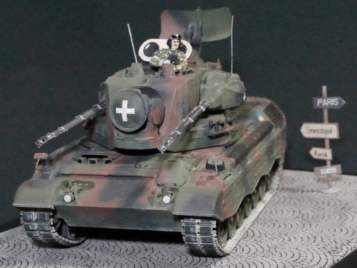 中古プラモデル 1/35 西ドイツ 対空戦車ゲパルト(リモート 中古プラモデル 1/35 西ドイツ 対空戦車ゲパルト(リモート