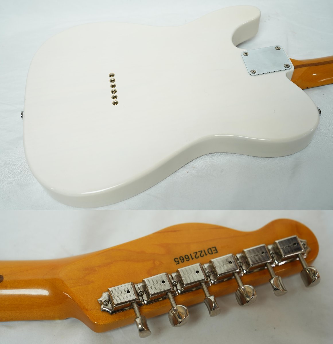 ★EDWARDS by ESP★E-TE-98ASM WHITE BLONDE テレキャスター エドワーズ Seymour Duncan搭載 2012年製 美品★_画像4