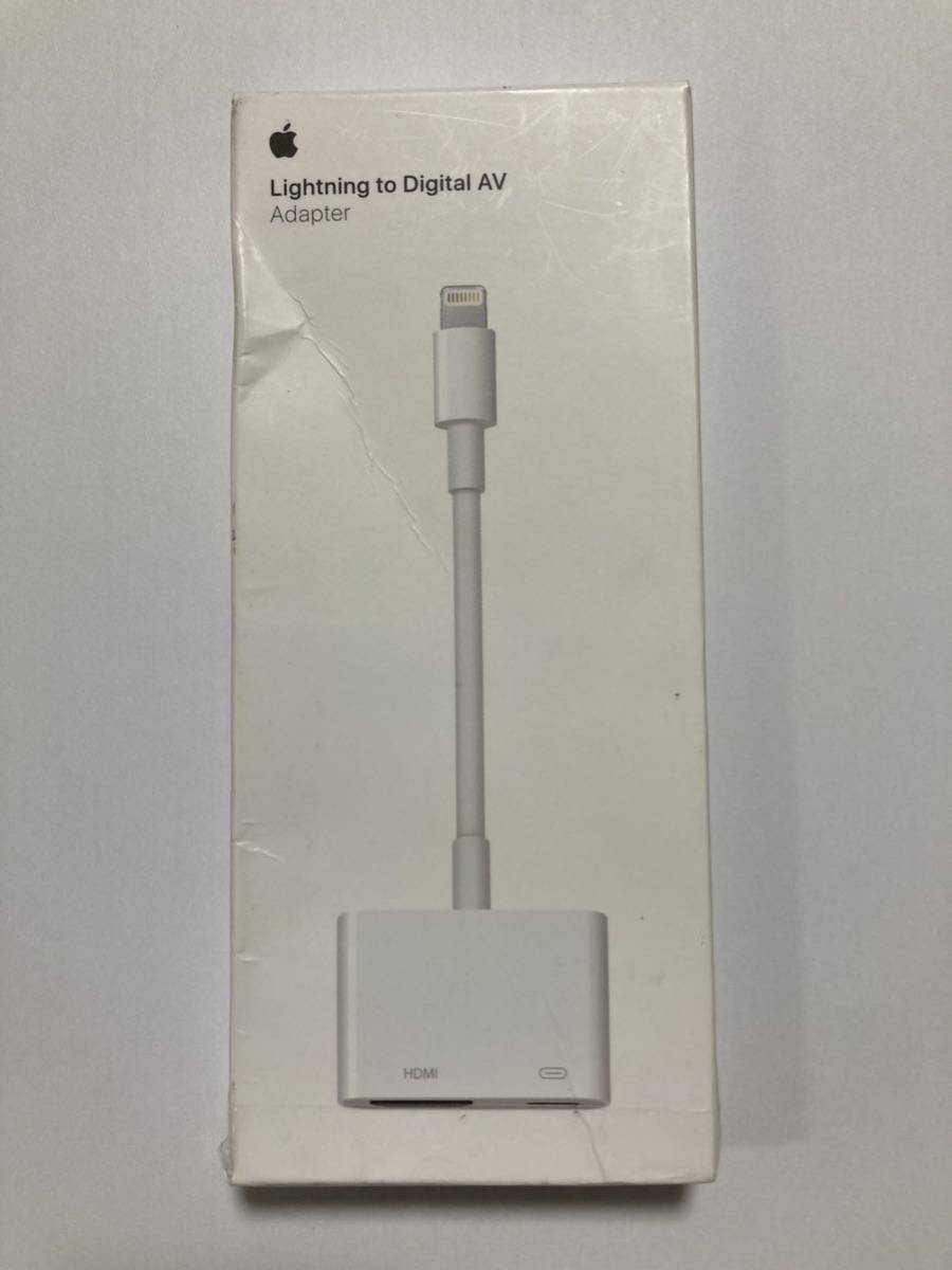 アップル正規品 Apple Lightning to Digital AV HDMI ライトニング MD826AM/A 不動作品 iPhone iPad_画像7