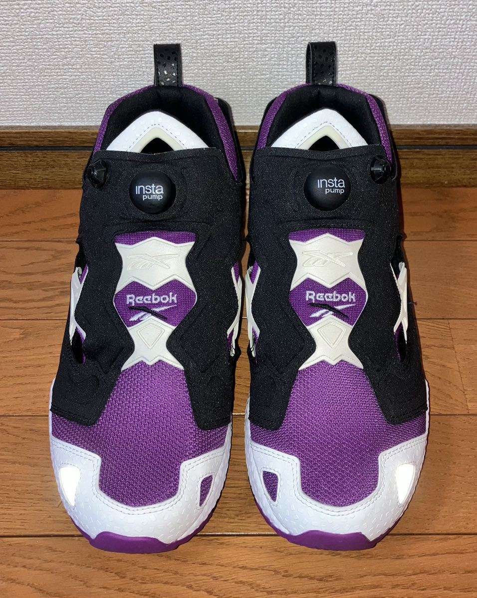 美品 REEBOK INSTA PUMP FURY 95 GX2662 28.5cm リーボック ポンプフューリー パープル ブラック ホワイト 紫 黒 白 instapump og_画像2