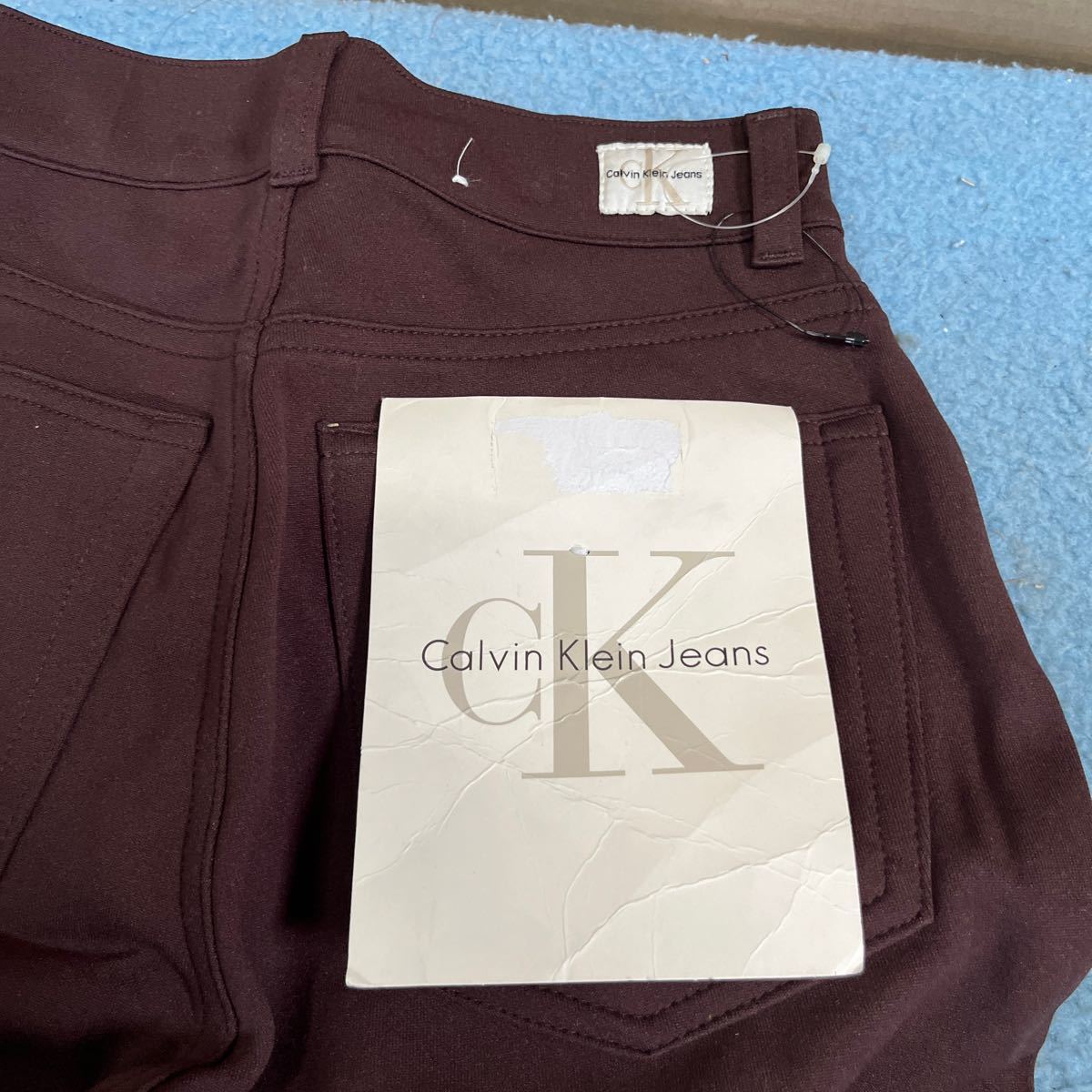 Calvin Klein Jeans カルバン・クライン ジーパン ダークブラウン W 26 L 2 長さ約102cm パンツ_画像4