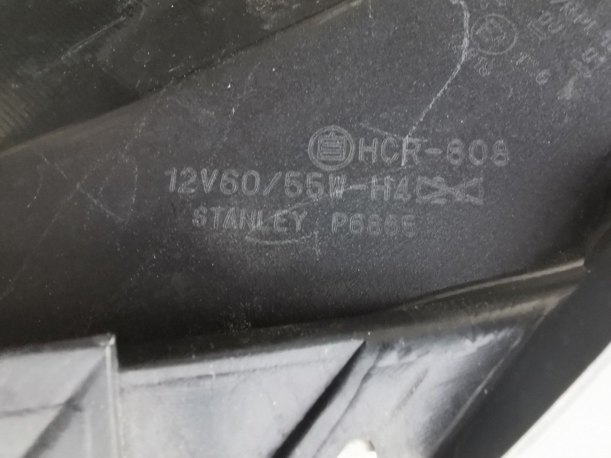 ホンダ GE6 フィット 純正 ハロゲン 左 ヘッドライト STANLEY Ｐ6865 HCR-608 ヘッドランプ 良品 GE7 GE8の画像8