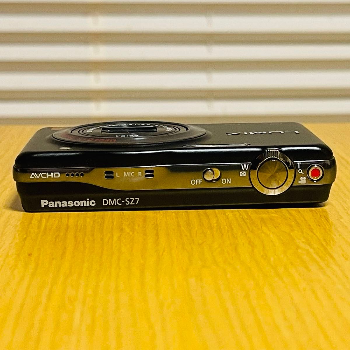 【美品】Panasonic パナソニック LUMIX ルミックス DMC-SZ7 ブラック コンパクトデジタルカメラ コンデジ