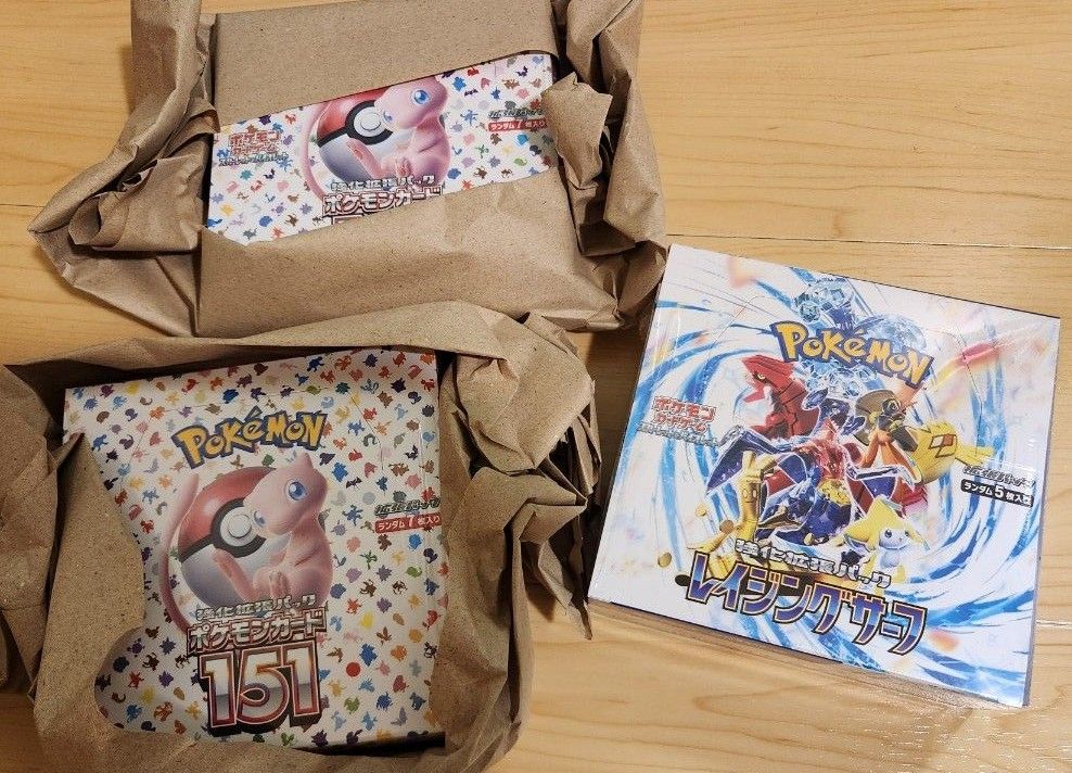 ポケモンカード 151 レイジングサーフ シュリンク付き ポケセン ポケモンカード 151 レイジングサーフ シュリンク付き ポケセン