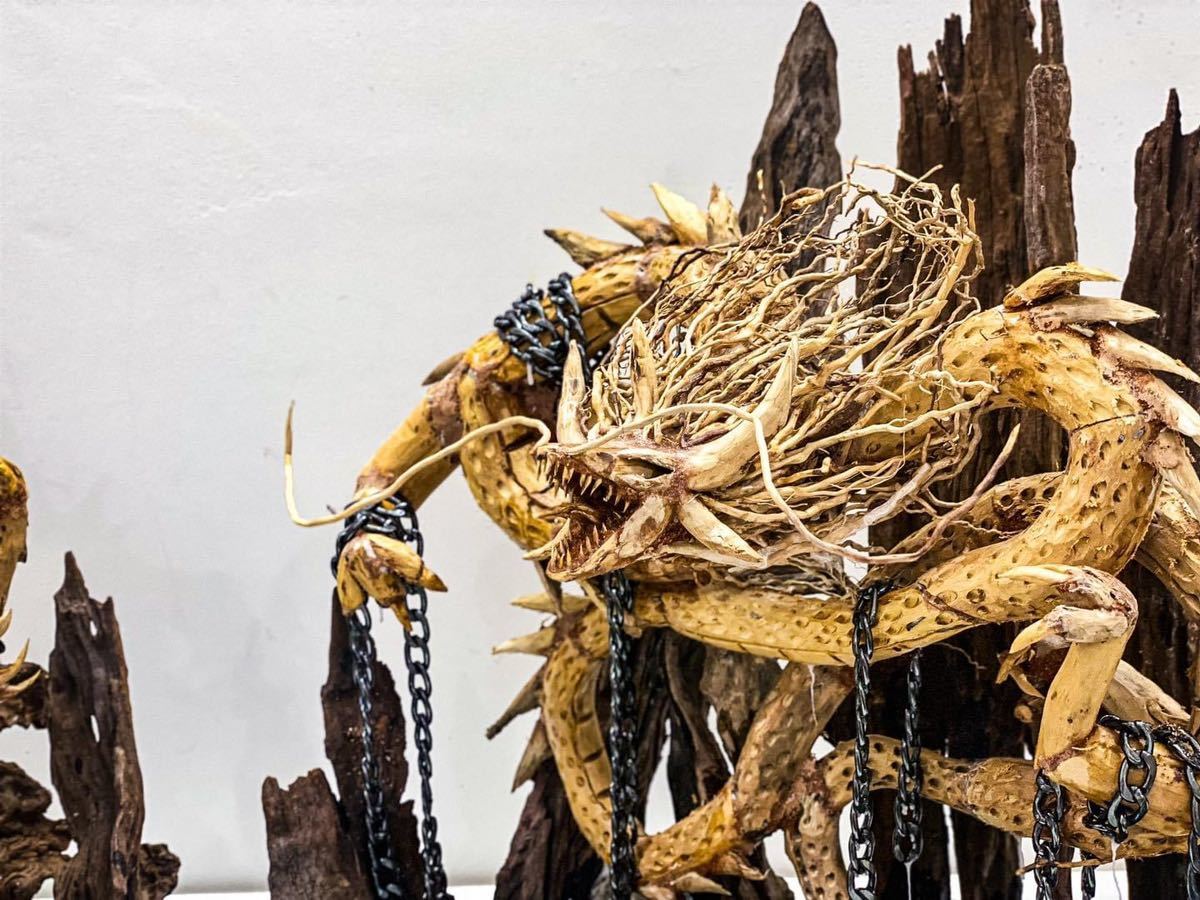 オリジナル品】龍を宿す一点物流木アクアレイアウト(お任せ) オリジナル品】龍を宿す一点物流木アクアレイアウト(お任せ)