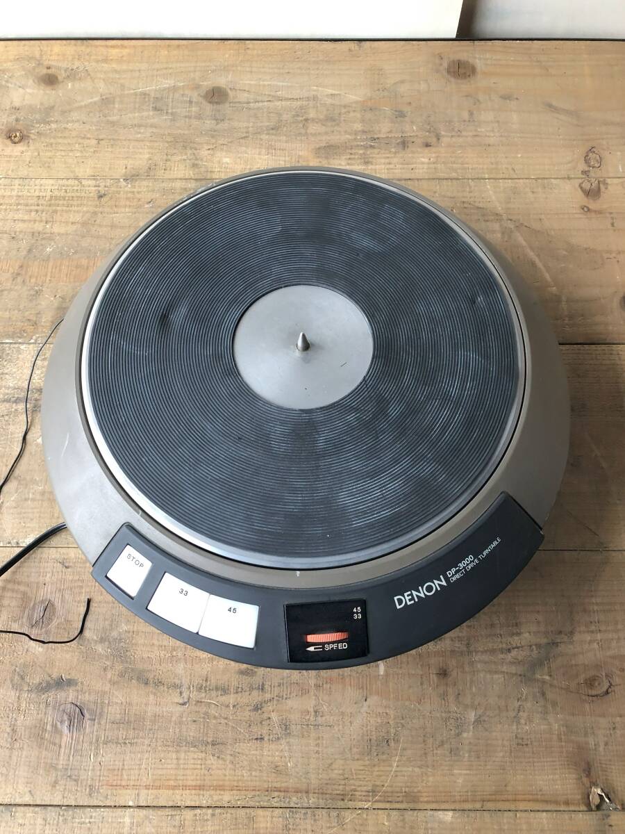 Ra156　DENON DP-3000 ターンテーブル 中古品_画像1