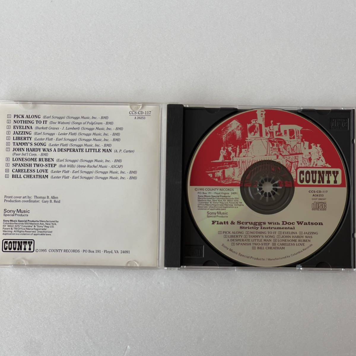 【CD】Flatt&Scruggs With Doc Watson Strictly Instrumentalの画像3