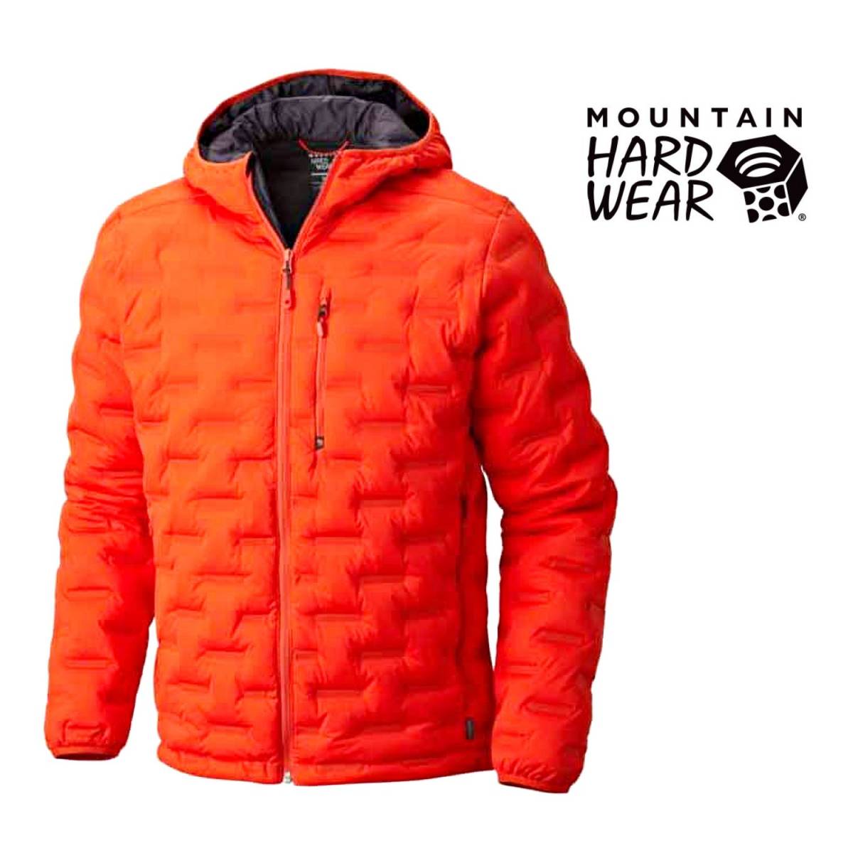 【新品未使用・送料無料】mountain HardwearストレッチダウンDSフーデッドジャケット サイズM / マウンテンハードウェア ★定価45100円_画像1