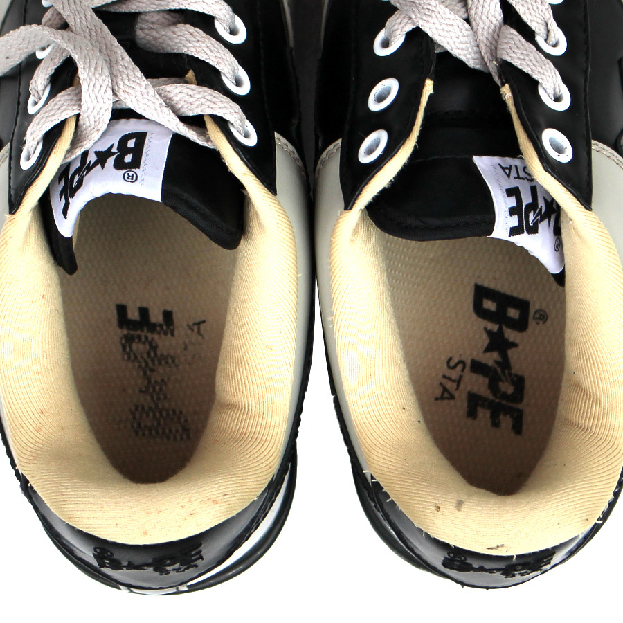 BAPE STA ベイプスタ レザースニーカー US8=26 サドルシューズ BAPE STA ベイプスタ レザースニーカー US8=26 サドルシューズ