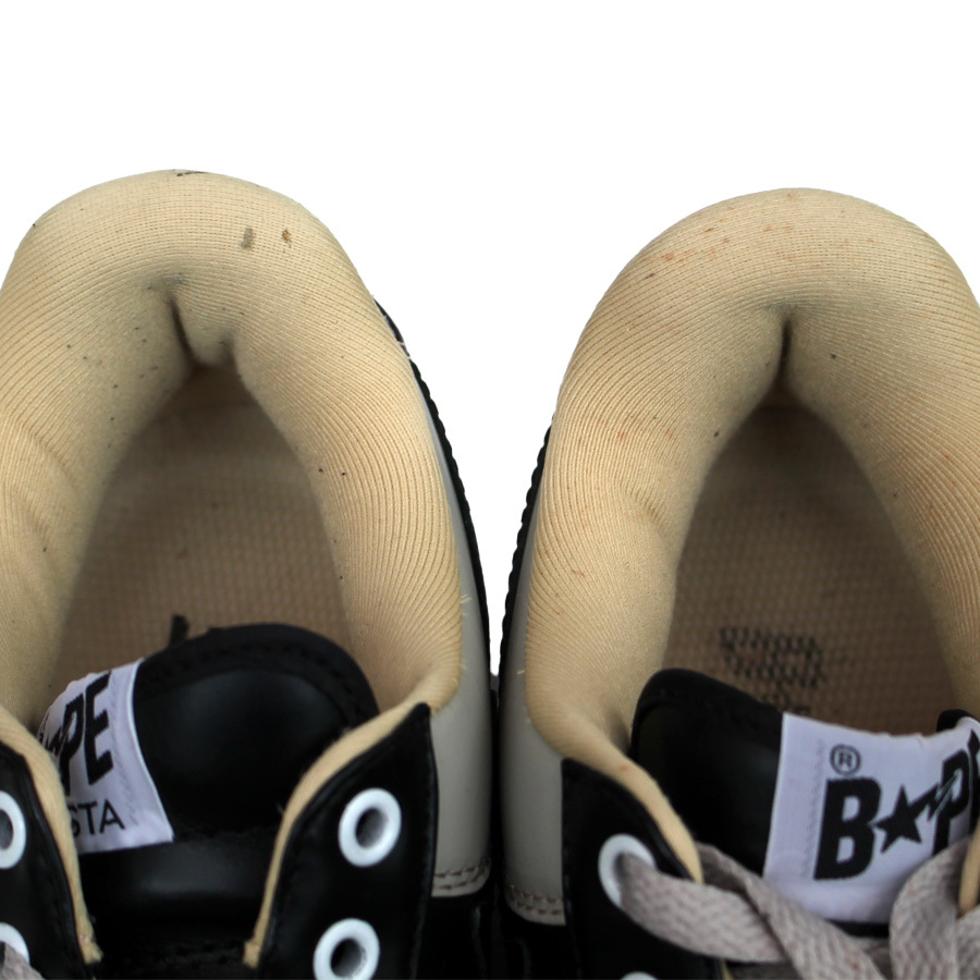 BAPE STA ベイプスタ レザースニーカー US8=26 サドルシューズ BAPE STA ベイプスタ レザースニーカー US8=26 サドルシューズ