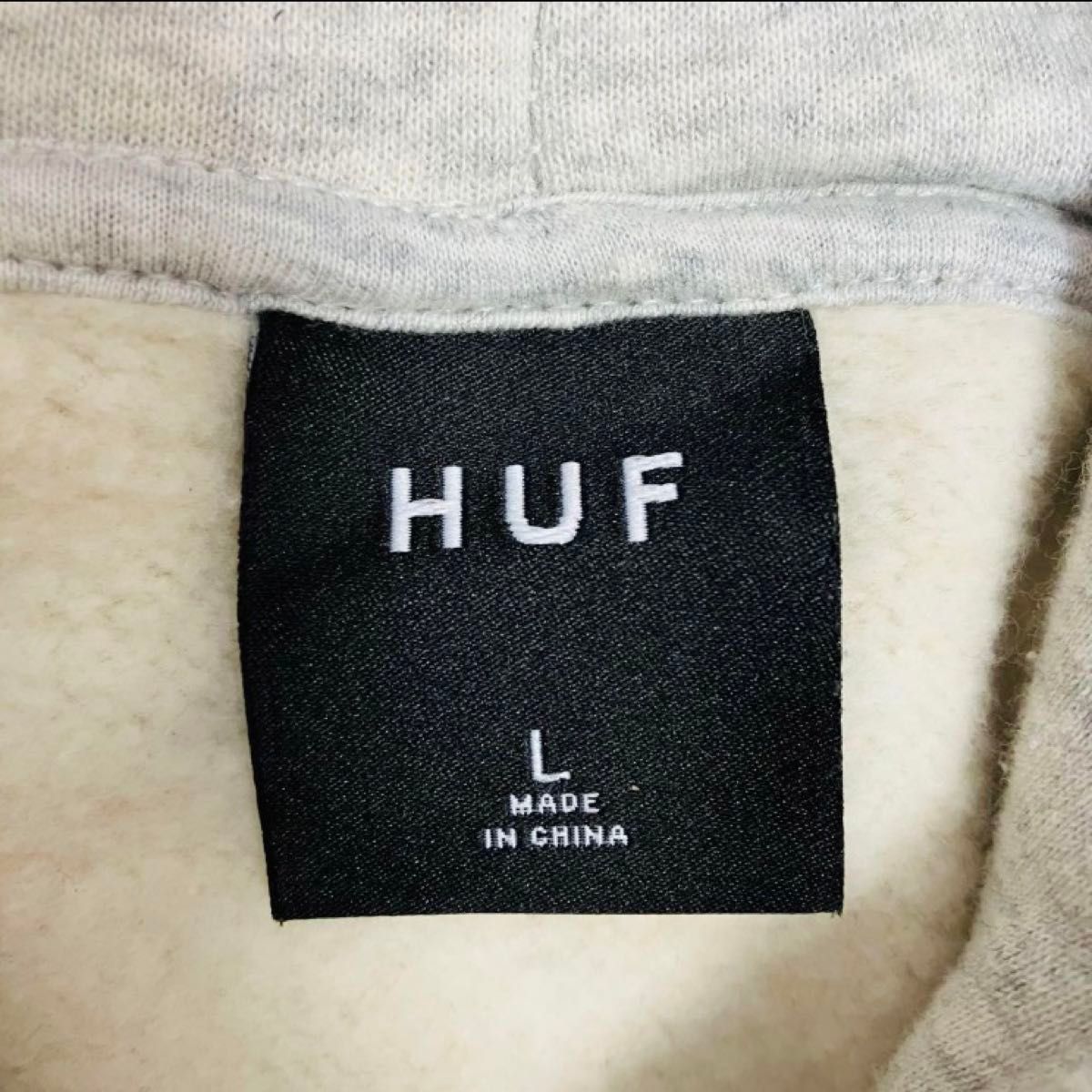 HUF ハフ ニューヨークニックス オマージュ プルオーバーパーカー グレー Lサイズ  Hooded スウェット