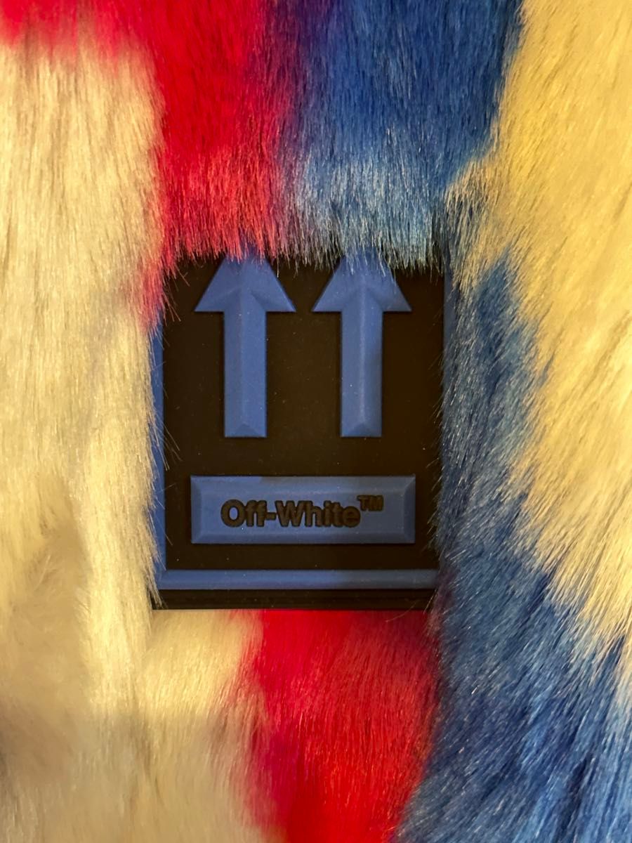 OFF-WHITE 2019AW/Fake Fur Zip Anorak オフホワイト ファー OFF-WHITE 2019AW/Fake Fur Zip Anorak オフホワイト ファー