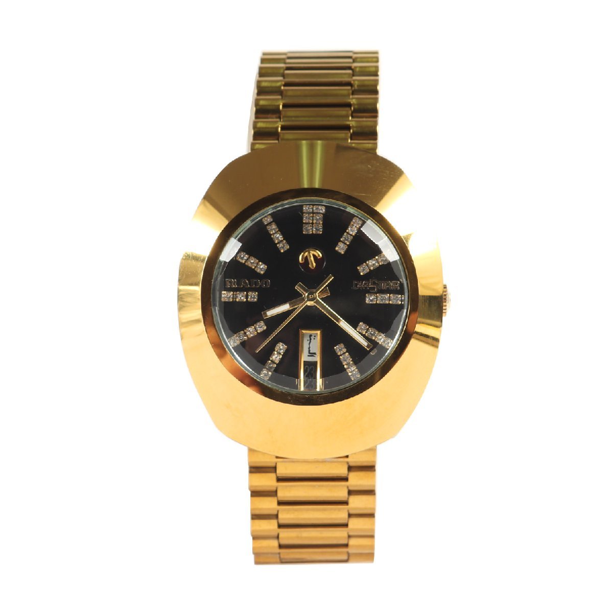 RADO Rado Diastar дата самозаводящиеся часы DiaStar 648.0413.3 наручные часы автоматический Gold бренд часы стразы 