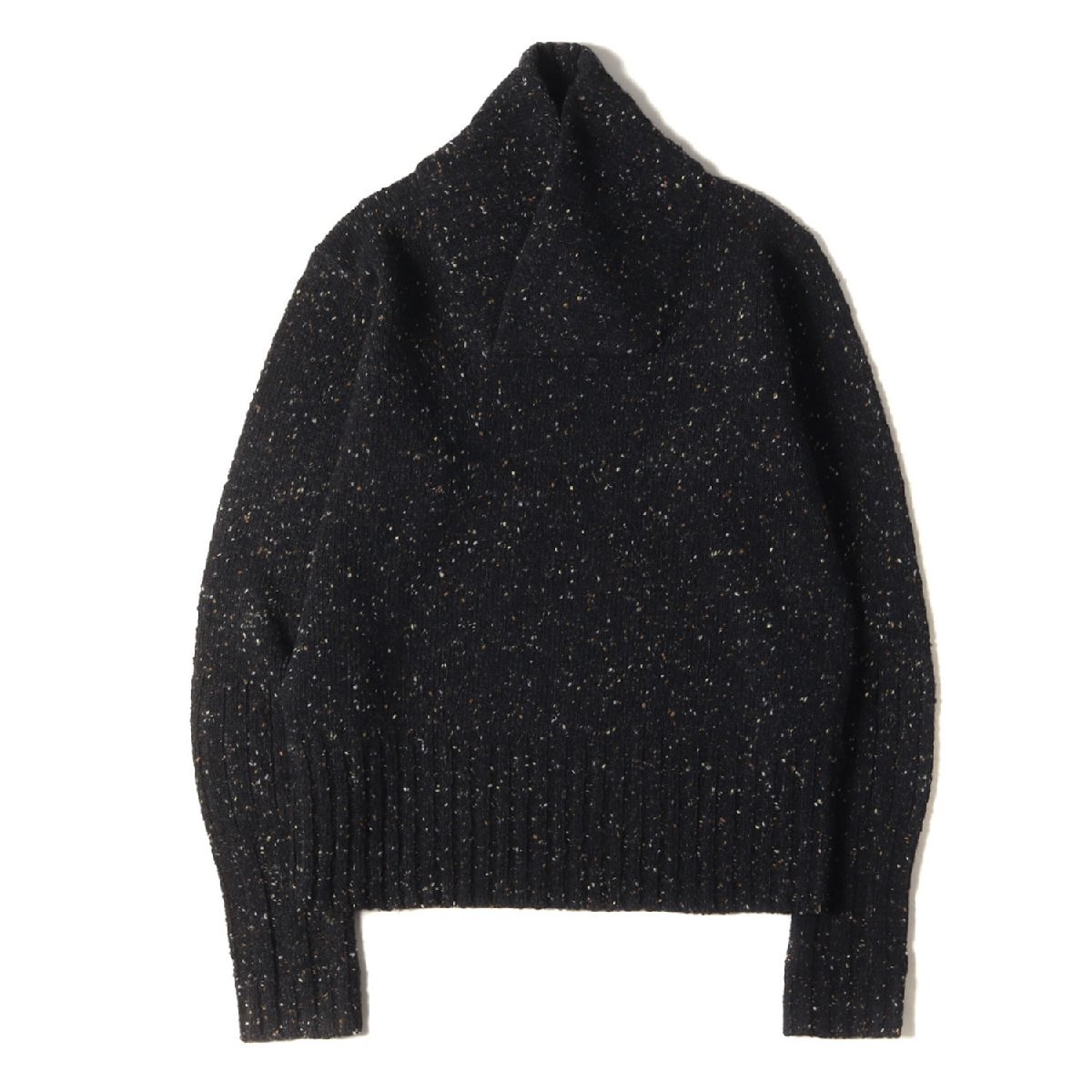 Пол Смит Пол Смит вязаный размер: L Многоцветный Nep Show Color Color Средний шерстяный свитер темно -серый