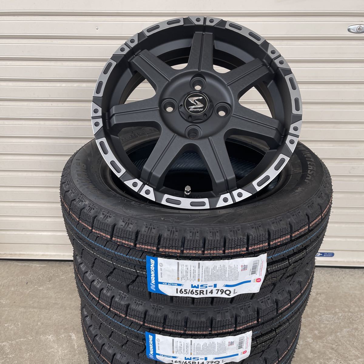 KH007◆ 新品スタッドレス4本セット【165/65R14 79Q】ナンカン　WS-1 ソリオハスラーフレアクロスオーバーデリカD2_画像2