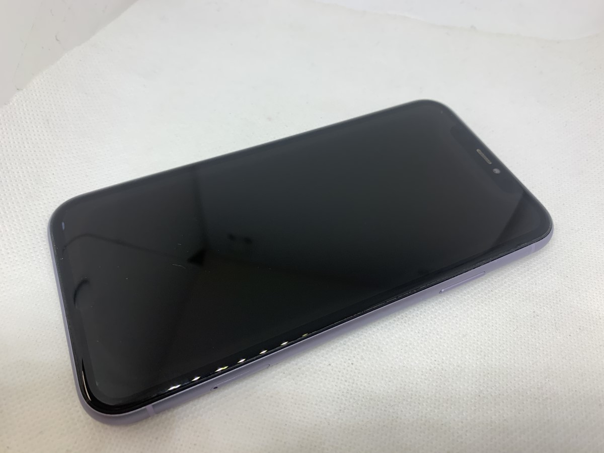 ★送料無料★ジャンク★docomo★iPhone11 128GB★パープル★6126002031★SYS★02/22_画像1