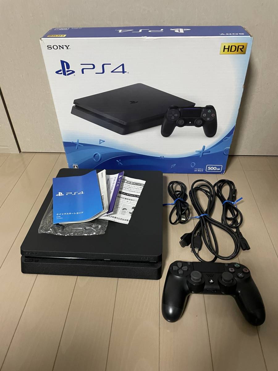 SONY ソニー　PlayStation 4 ジェットブラック　本体　PS4 CUH-2200A 500GB 中古品_画像1