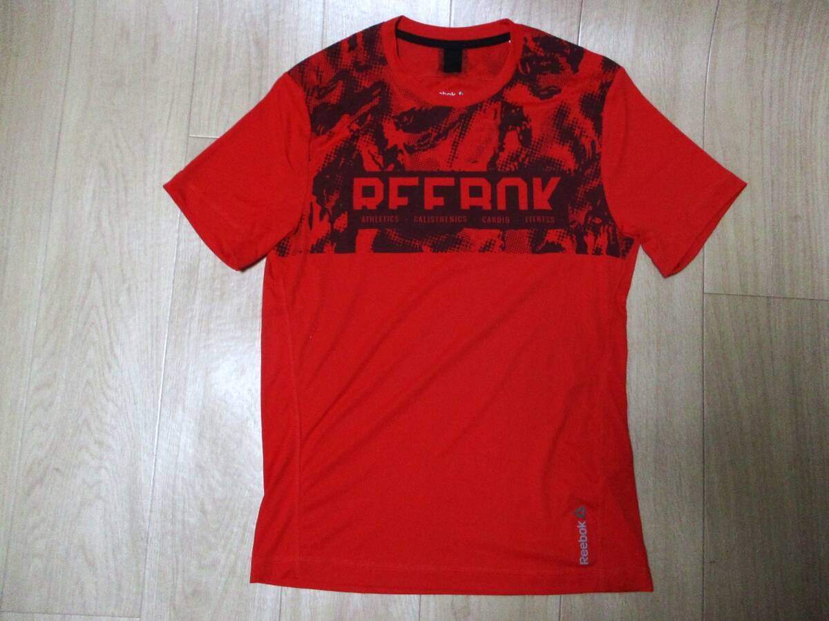リーボック SPEED WICK・半袖シャツ・赤色・サイズS・送料１８０円_画像1