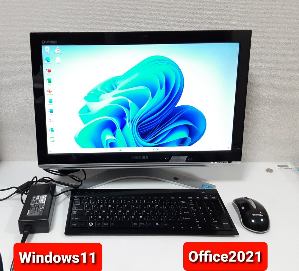 東芝 一体型PC Windows11 Office2021 Core i5 M460 2 53GHz 8GB 1TB