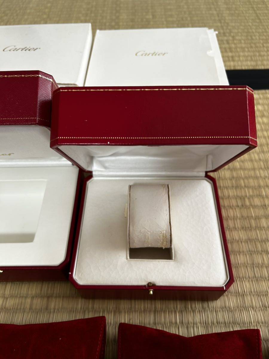 カルティエ Cartier 空箱 BOX 時計ケース　箱　ボックス　腕時計　修理袋　付属品　冊子　12点セット_画像4
