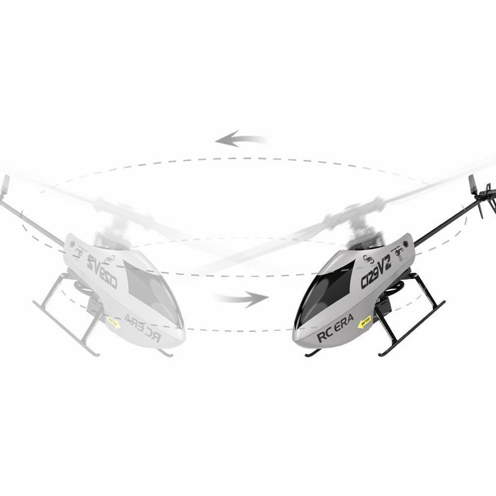 バッテリー3本 C129V2 シングルローター 電動ラジコン RC ヘリコプター RTF 4CH 100g 規制外 送信機モード1/2切替 3D飛行 ジャイロ 初心者