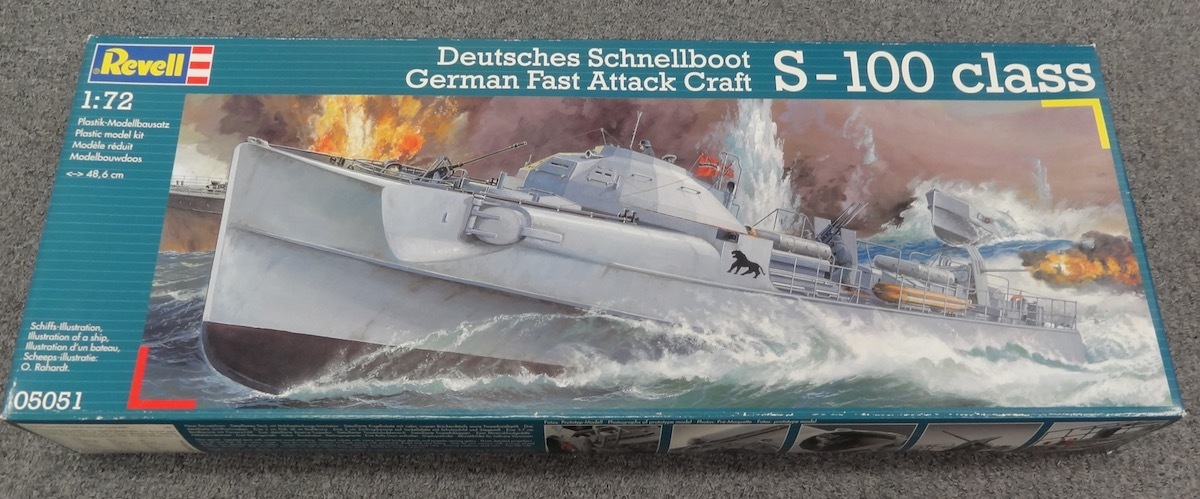 ★Revell 1/72 Deutsches Schnellboot S-100 class ドイツ 高速攻撃艇 未開封品！ラスト1_画像1