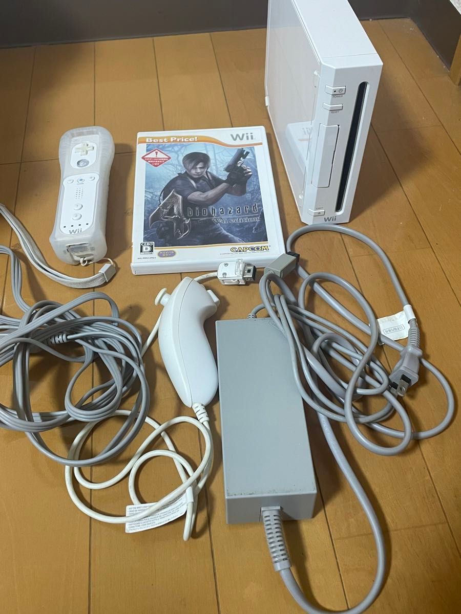 Wii 本体 セット 任天堂  バイオハザード付き