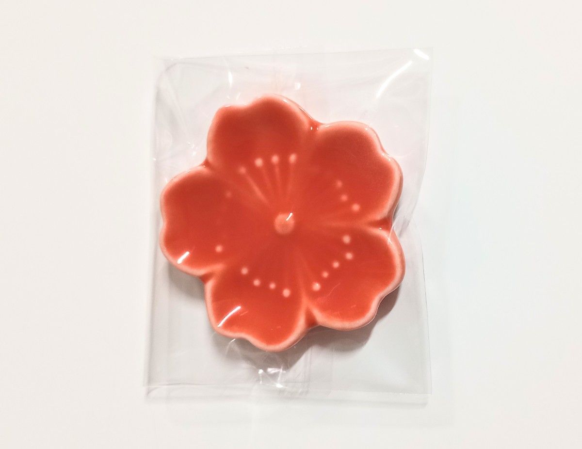 【新品・未使用】　桜　箸置　6色セット　陶器　和食器　日本製 / さくら　サクラ　はしおき　箸置き　おしゃれ　可愛い　かわいい　