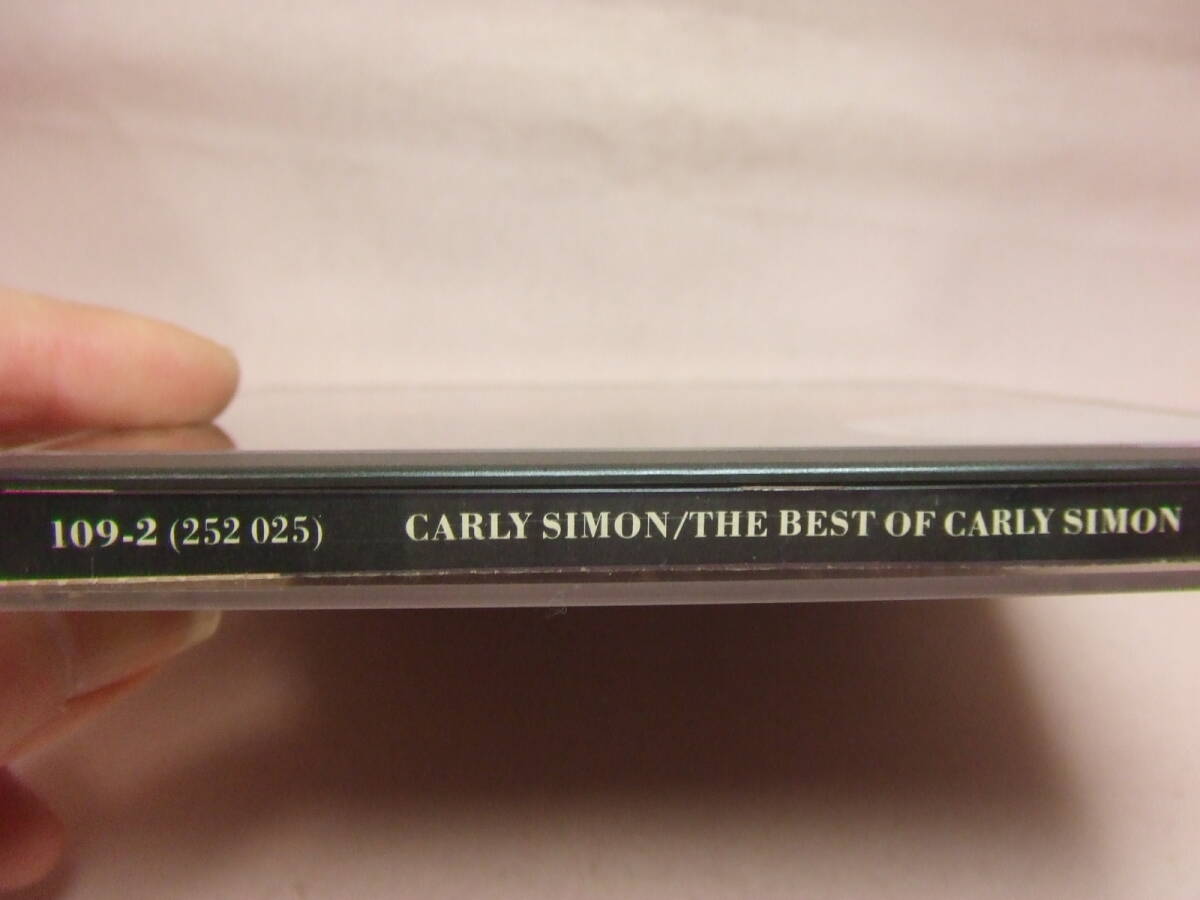 輸入盤CD★送料100円★THE BEST OF CARLY SIMON/CARLY SIMON　　ベスト オブ カーリー サイモン／カーリー サイモン全１０曲_画像2