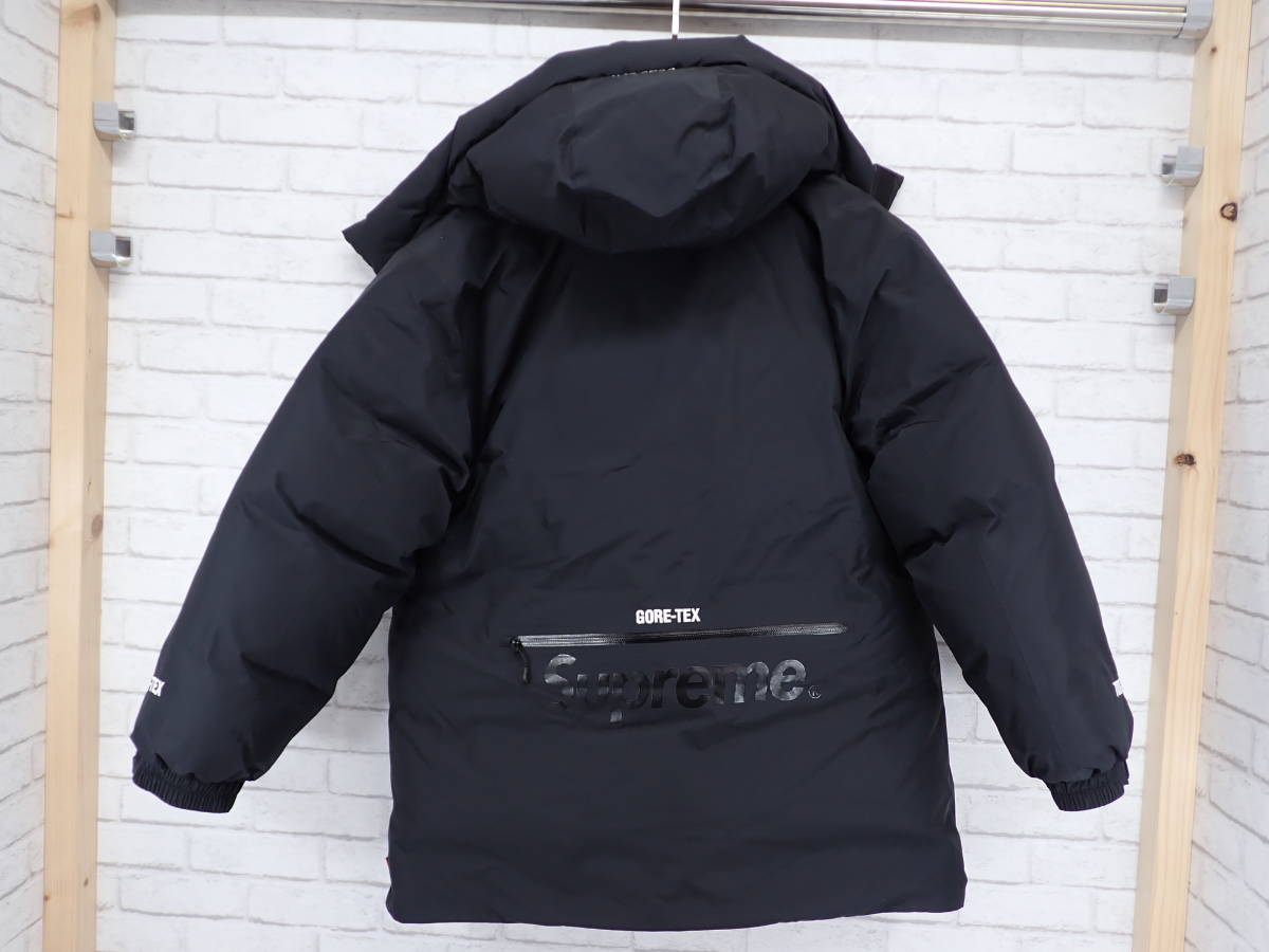 ◎96【1円～】Supreme シュプリーム 22FW GORE-TEX ゴアテックス 700Fil Down Parka Black Sサイズ ダウンジャケット パーカー アウター_画像2