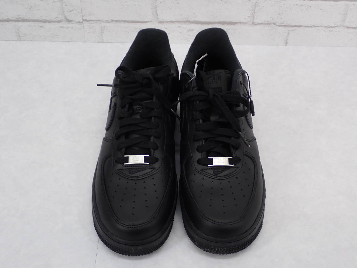 106【1円～】NIKE ナイキ Supreme シュプリーム Air force1 Low Black CU9225-001 26.5cm スニーカー_画像6