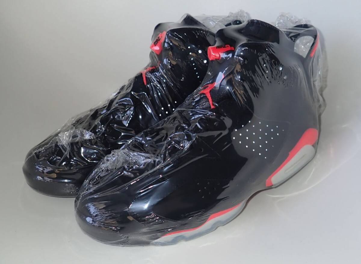 AIR JORDAN 6 RETRO "INFRARED"（2019） 384664-060 （ブラック/インフラレッド）_画像2