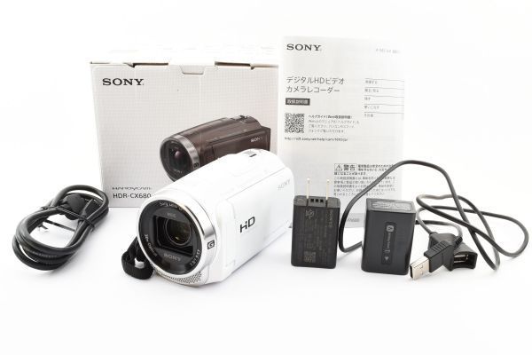 ★☆SONY Handycam HDR-CX680 デジタルビデオカメラ ソニー ハンディカム 元箱 #5840☆★_画像1