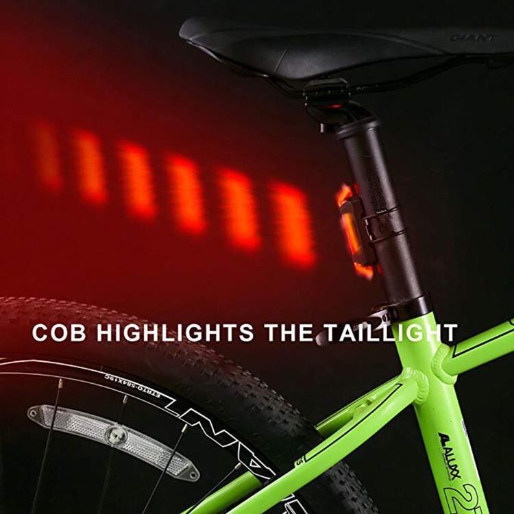 テールライト COB LED レッド 自転車 ロードバイク テールランプ サイクルライト_画像1