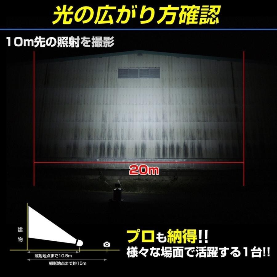 ☆超高輝度!驚異的照射!☆ 最新 CREE製 18W LED ６連 広角 狭角 ワークライト バー 作業灯 投光器 12V/24V 防水 フォグランプ バイク 2個_画像3