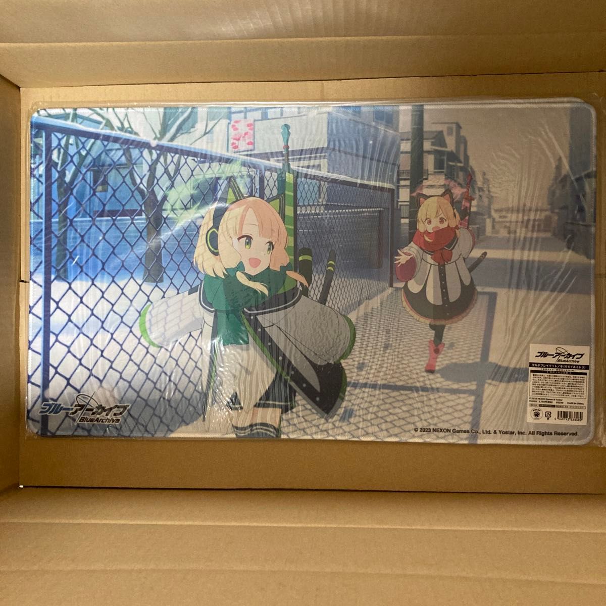 ブルーアーカイブ プレイマット 冬/モモイ&ミドリ ブルアカ ブルーアーカイブ プレイマット 冬/モモイ&ミドリ ブルアカ
