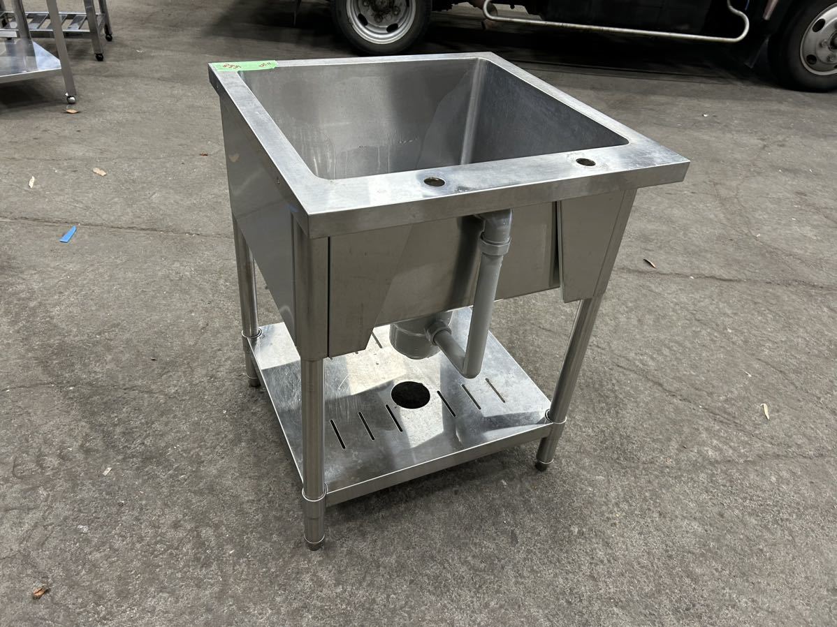 N-252 タニコー 1槽シンク 幅600×奥行600×高さ800mm 厨房機器 N-252 タニコー 1槽シンク 幅600×奥行600×高さ800mm 厨房機器