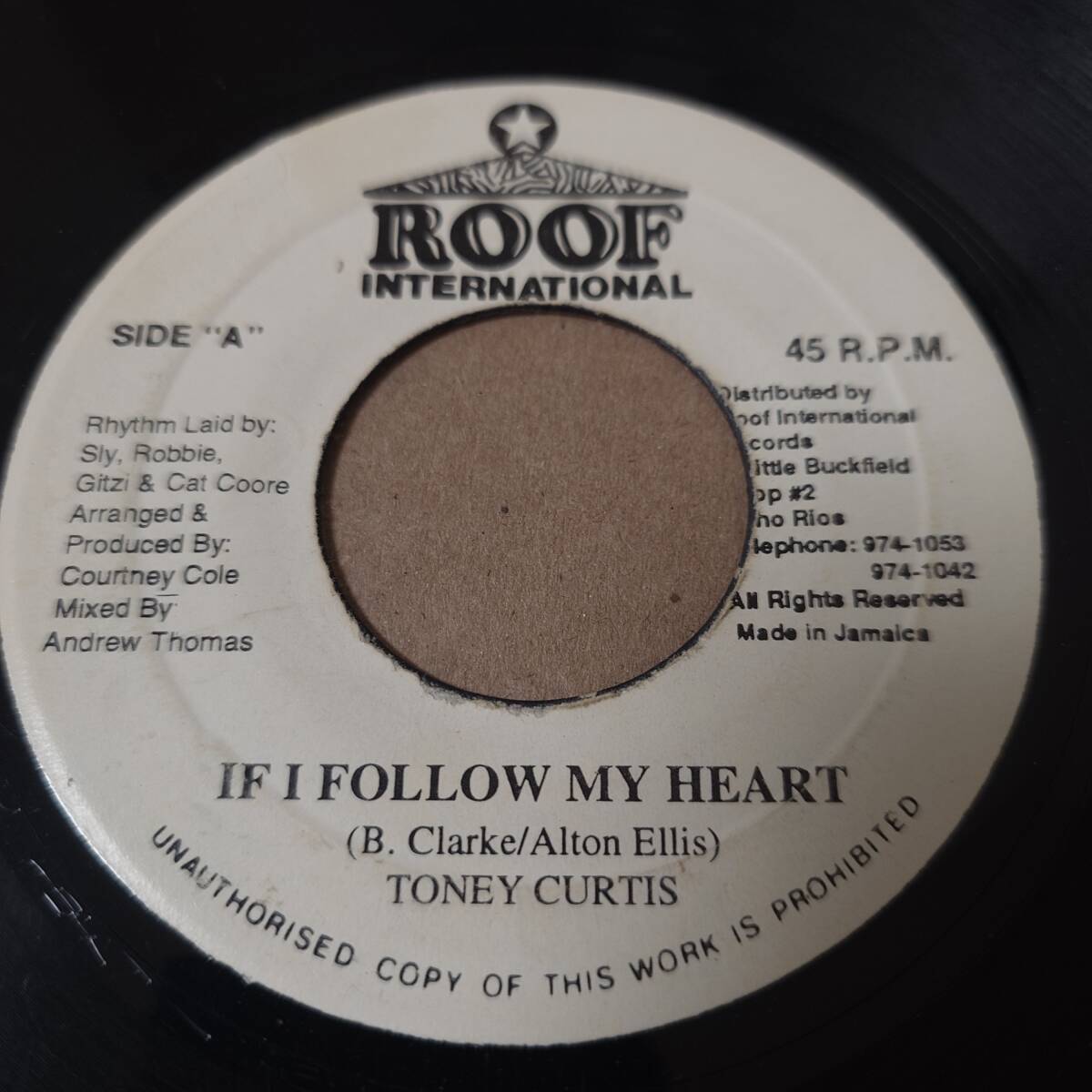 Tony Curtis - If I Follow My Heart // 7inch_画像1