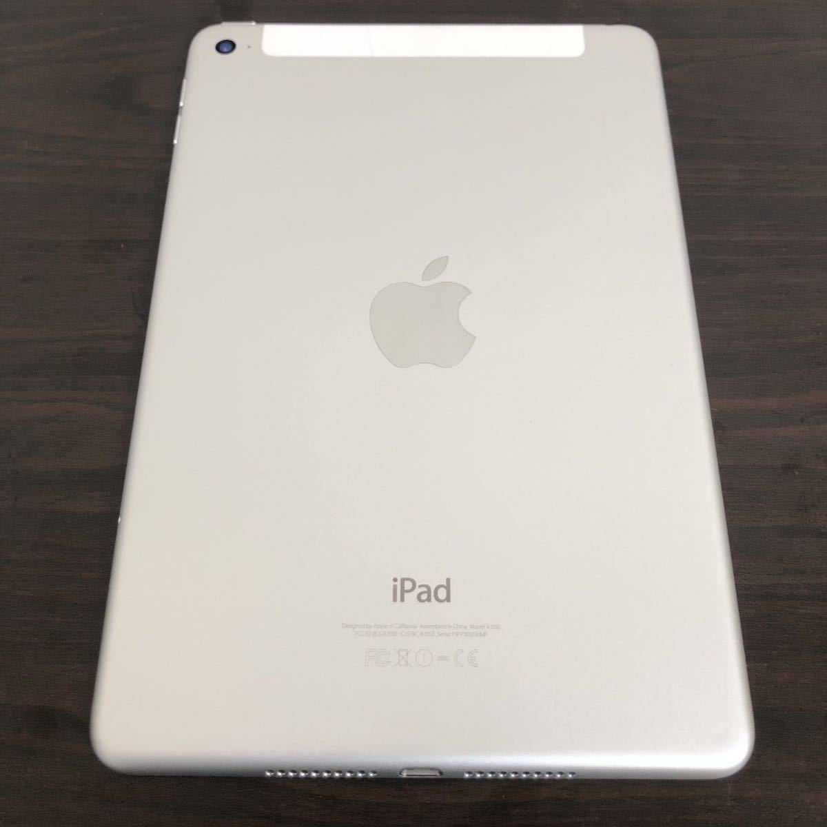 6996【早い者勝ち】電池最良好☆iPad mini4 128GB SIMフリー A1550 ☆☆