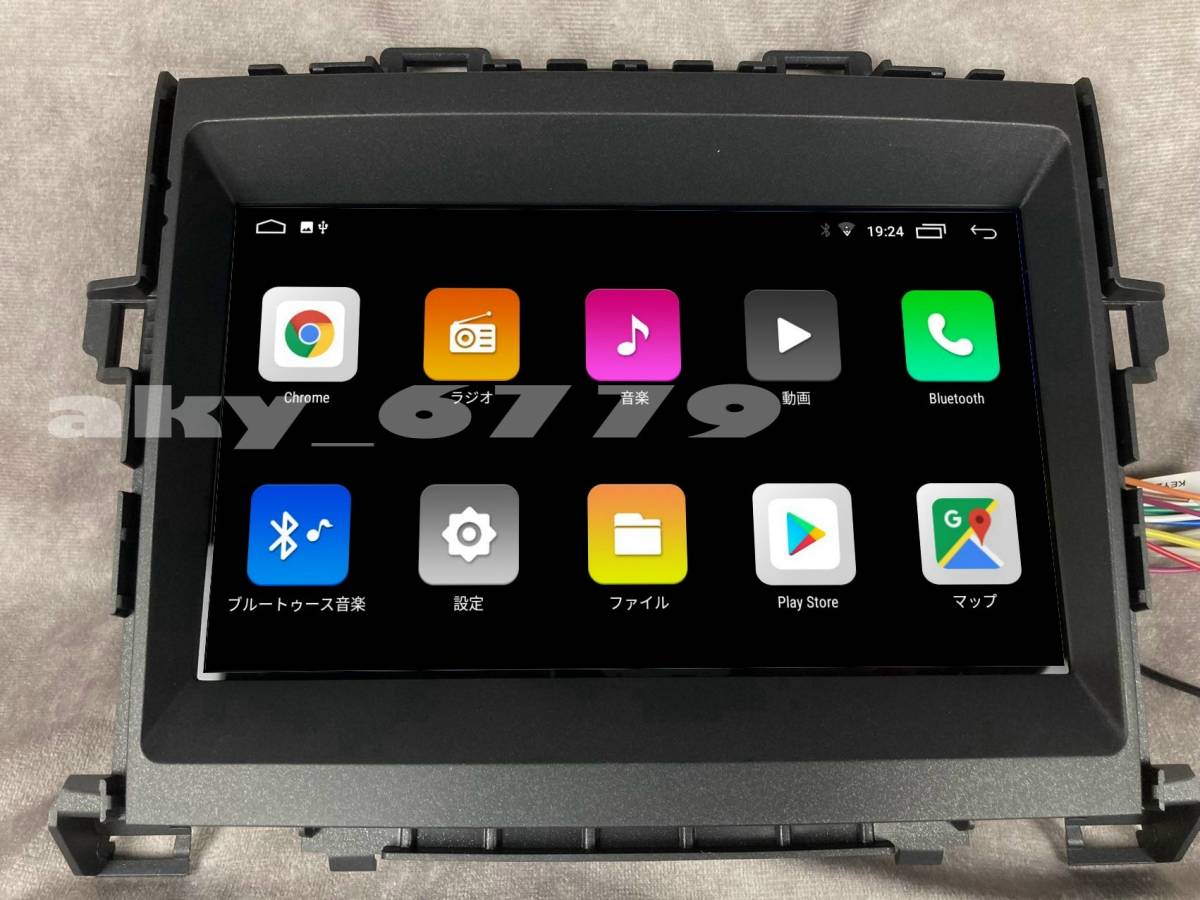 9インチ 20系 アルファード ヴェルファイア 専用 パネル iPhone CarPlay アンドロイド ナビ クイック 新品 カメラ付き 2G/32_画像3