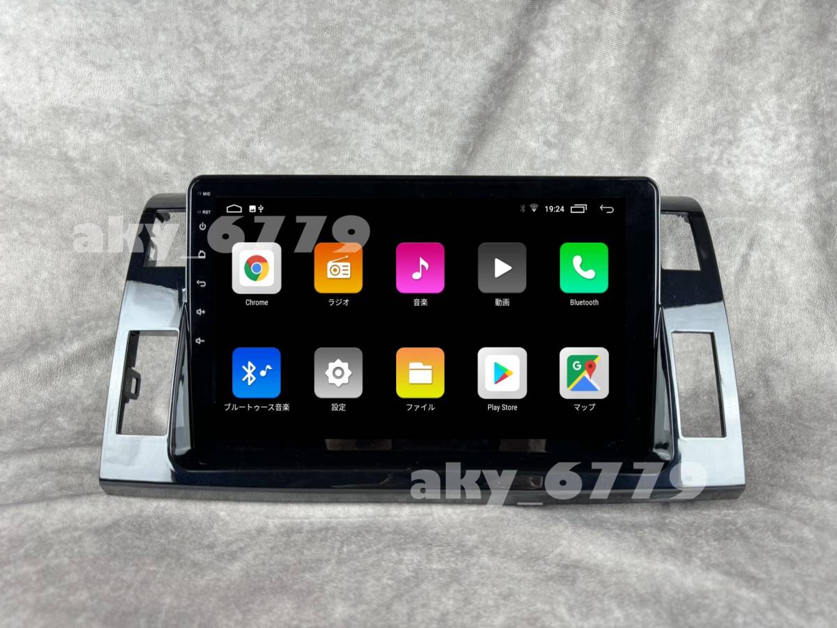 10インチ 50系 エスティマ 専用 パネル iPhone CarPlay アンドロイド ナビ ディスプレイオーディオ 画質 新品 バックカメラ付 2G/32G_画像2