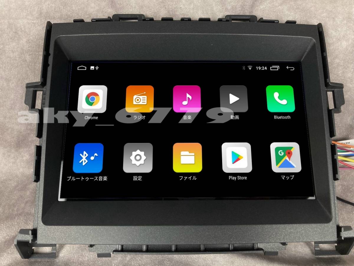 9インチ 20系 アルファード ヴェルファイア 専用 パネル iPhone CarPlay アンドロイド ナビ クイック 新品 カメラ付き 2G/32_画像2