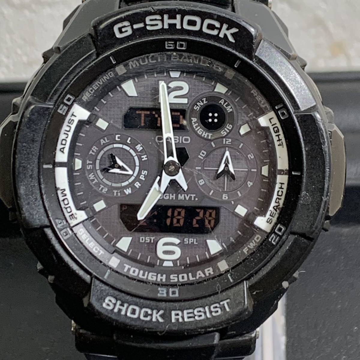 CASIO カシオ G-SHOCK Gショック GRAVITHYMASTER SKY COCKPIT 電波ソーラー GW-3500BB メンズ腕時計 マルチバンド6 稼働品_画像1