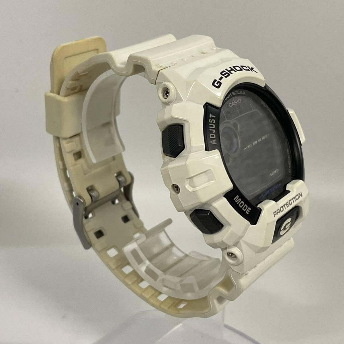 【1R35】1円スタート CASIO G-SHOCK / GW-8900A カシオ Gショック 電波ソーラー タフソーラー ホワイト メンズ 腕時計 稼働品_画像7