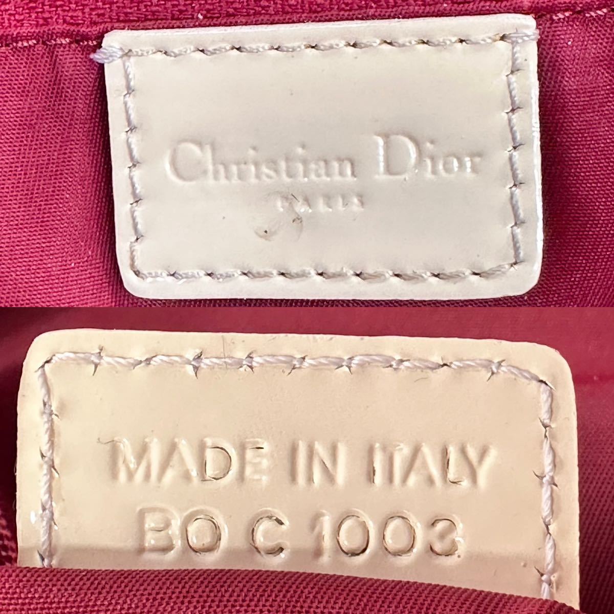 【1A68】1円スタート Christian Dior / BO C 1003クリスチャン ディオール トロッター トートバッグ ハンドバッグ_画像3