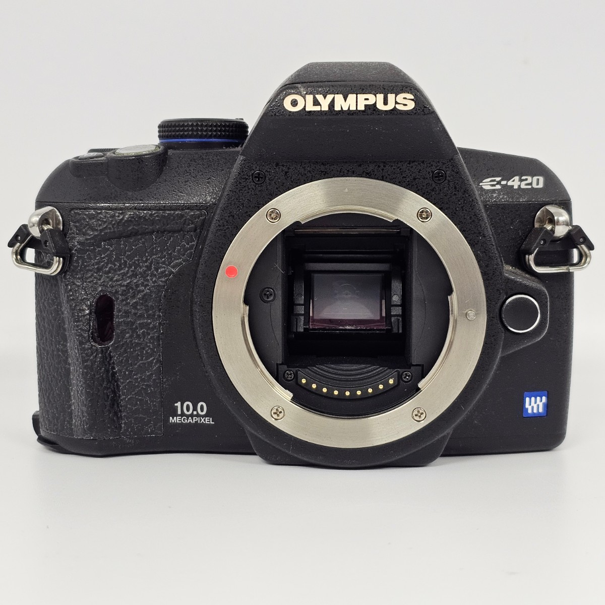 【2T12】1円スタート OLYMPUS E-420 オリンパス ZUIKO DIGITAL 14-42mm 1:3.5-5.6 レンズキット デジタルカメラ デジタル一眼レフ ブラック_画像2