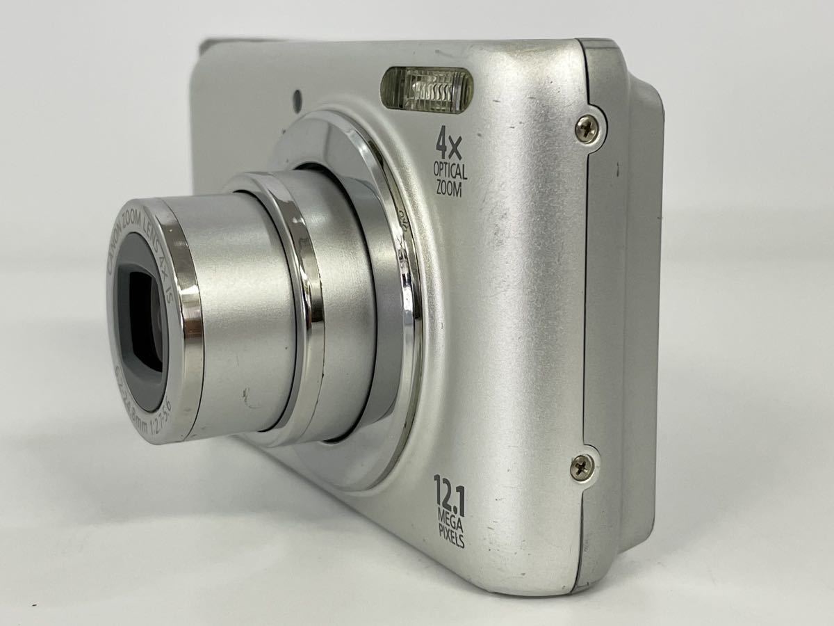 【2M37】1円スタート Canon PowerShot A3100 IS PC1474 キャノン キヤノン パワーショット シルバー コンパクト デジタルカメラ デジカメ_画像3
